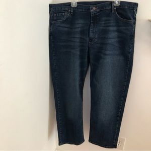 Wrangler Jeans, Size 42x30, Relaxed Fit, Dark Wash, Men's Big & Tall Denim